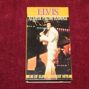 Vintage Elvis Aloha From Hawaii - 30 of Elvis Greatest Hits - VHS